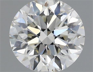 Picture of Natural Diamond 0.50 Carats, Round with Excellent Cut, H Color, VS2 Clarity and Certified by IGI