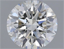 Natural Diamond 0.50 Carats, Round with Excellent Cut, H Color, SI1 Clarity and Certified by IGI