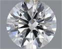 Natural Diamond 0.50 Carats, Round with Excellent Cut, H Color, SI1 Clarity and Certified by IGI