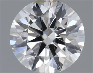 Picture of Natural Diamond 0.50 Carats, Round with Excellent Cut, H Color, SI1 Clarity and Certified by IGI