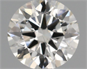 Natural Diamond 0.40 Carats, Round with Excellent Cut, G Color, SI2 Clarity and Certified by IGI