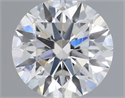 Natural Diamond 0.41 Carats, Round with Excellent Cut, G Color, SI1 Clarity and Certified by IGI