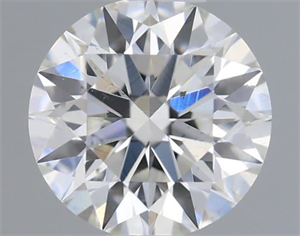 Picture of Natural Diamond 0.41 Carats, Round with Excellent Cut, G Color, SI1 Clarity and Certified by IGI