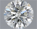 Natural Diamond 0.40 Carats, Round with Excellent Cut, H Color, VS2 Clarity and Certified by IGI