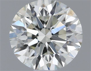 Picture of Natural Diamond 0.40 Carats, Round with Excellent Cut, H Color, VS2 Clarity and Certified by IGI