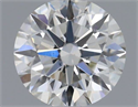 Natural Diamond 0.40 Carats, Round with Excellent Cut, H Color, VS2 Clarity and Certified by IGI