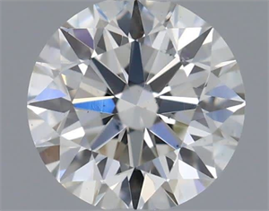 Picture of Natural Diamond 0.40 Carats, Round with Excellent Cut, H Color, VS2 Clarity and Certified by IGI