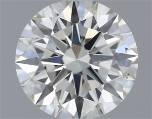 Picture of Natural Diamond 0.42 Carats, Round with Excellent Cut, H Color, VS2 Clarity and Certified by IGI