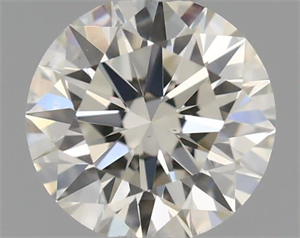 Picture of Natural Diamond 0.41 Carats, Round with Excellent Cut, H Color, VS1 Clarity and Certified by IGI