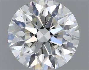 Picture of Natural Diamond 0.42 Carats, Round with Excellent Cut, H Color, VS1 Clarity and Certified by IGI