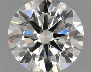 Picture of Natural Diamond 0.40 Carats, Round with Excellent Cut, H Color, VS2 Clarity and Certified by IGI