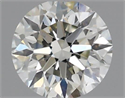 Natural Diamond 0.40 Carats, Round with Excellent Cut, H Color, VS2 Clarity and Certified by IGI