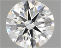 Natural Diamond 0.40 Carats, Round with Excellent Cut, H Color, VS1 Clarity and Certified by IGI