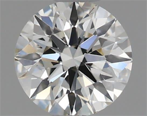 Picture of Natural Diamond 0.40 Carats, Round with Excellent Cut, H Color, VS1 Clarity and Certified by IGI