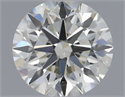 Natural Diamond 0.40 Carats, Round with Excellent Cut, H Color, VS1 Clarity and Certified by IGI