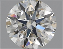 Natural Diamond 0.41 Carats, Round with Excellent Cut, H Color, VS1 Clarity and Certified by IGI