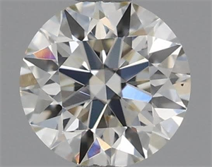 Picture of Natural Diamond 0.41 Carats, Round with Excellent Cut, H Color, VS1 Clarity and Certified by IGI