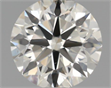 Natural Diamond 0.40 Carats, Round with Excellent Cut, H Color, VS1 Clarity and Certified by IGI