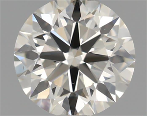 Picture of Natural Diamond 0.40 Carats, Round with Excellent Cut, H Color, VS1 Clarity and Certified by IGI