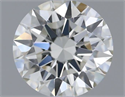 Natural Diamond 0.40 Carats, Round with Excellent Cut, H Color, VS1 Clarity and Certified by IGI