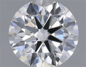 Picture of Natural Diamond 0.40 Carats, Round with Excellent Cut, G Color, VS1 Clarity and Certified by IGI