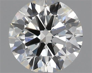 Picture of Natural Diamond 0.40 Carats, Round with Excellent Cut, H Color, VS1 Clarity and Certified by IGI