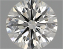 Natural Diamond 0.40 Carats, Round with Excellent Cut, H Color, VS2 Clarity and Certified by IGI