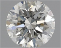 Natural Diamond 0.40 Carats, Round with Excellent Cut, H Color, VS2 Clarity and Certified by IGI