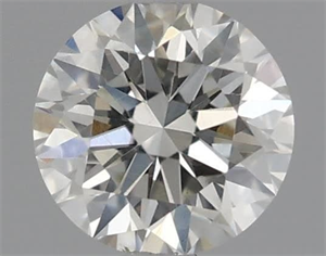 Picture of Natural Diamond 0.40 Carats, Round with Excellent Cut, H Color, VS2 Clarity and Certified by IGI