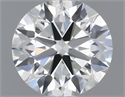 Natural Diamond 0.40 Carats, Round with Excellent Cut, H Color, VS1 Clarity and Certified by IGI