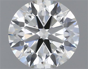 Picture of Natural Diamond 0.40 Carats, Round with Excellent Cut, H Color, VS1 Clarity and Certified by IGI