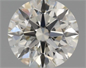 Natural Diamond 0.44 Carats, Round with Excellent Cut, H Color, VS1 Clarity and Certified by IGI