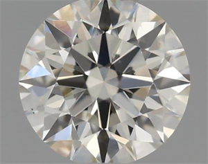 Picture of Natural Diamond 0.44 Carats, Round with Excellent Cut, H Color, VS1 Clarity and Certified by IGI