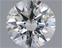 Natural Diamond 0.42 Carats, Round with Excellent Cut, H Color, VS2 Clarity and Certified by IGI