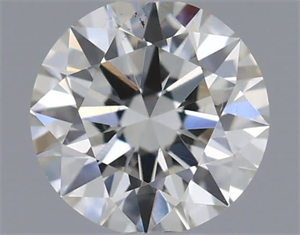 Picture of Natural Diamond 0.42 Carats, Round with Excellent Cut, H Color, VS2 Clarity and Certified by IGI