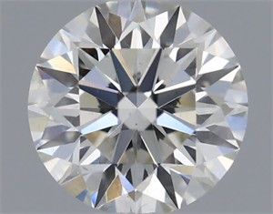 Picture of Natural Diamond 0.41 Carats, Round with Excellent Cut, H Color, VS2 Clarity and Certified by IGI