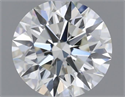 Natural Diamond 0.41 Carats, Round with Excellent Cut, H Color, VS1 Clarity and Certified by IGI