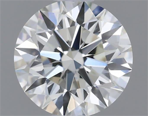 Picture of Natural Diamond 0.41 Carats, Round with Excellent Cut, H Color, VS1 Clarity and Certified by IGI