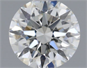 Natural Diamond 0.41 Carats, Round with Excellent Cut, H Color, VS2 Clarity and Certified by IGI