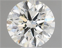 Natural Diamond 0.40 Carats, Round with Excellent Cut, H Color, VS1 Clarity and Certified by IGI