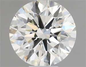 Picture of Natural Diamond 0.40 Carats, Round with Excellent Cut, H Color, VS1 Clarity and Certified by IGI