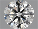 Natural Diamond 0.40 Carats, Round with Excellent Cut, H Color, VS2 Clarity and Certified by IGI