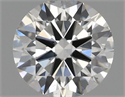 Natural Diamond 0.41 Carats, Round with Excellent Cut, H Color, VS2 Clarity and Certified by IGI