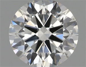 Picture of Natural Diamond 0.41 Carats, Round with Excellent Cut, H Color, VS2 Clarity and Certified by IGI