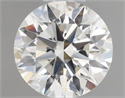 Natural Diamond 0.43 Carats, Round with Excellent Cut, H Color, VS2 Clarity and Certified by IGI