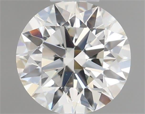 Picture of Natural Diamond 0.43 Carats, Round with Excellent Cut, H Color, VS2 Clarity and Certified by IGI