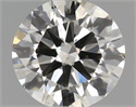 Natural Diamond 0.40 Carats, Round with Excellent Cut, H Color, VS2 Clarity and Certified by IGI