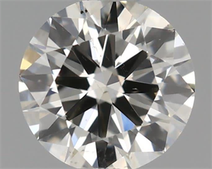 Picture of Natural Diamond 0.40 Carats, Round with Excellent Cut, H Color, VS2 Clarity and Certified by IGI