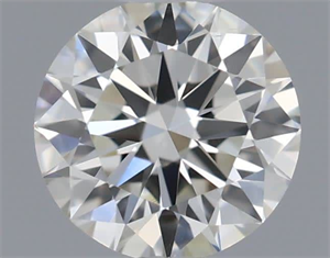 Picture of Natural Diamond 0.40 Carats, Round with Excellent Cut, H Color, VS2 Clarity and Certified by IGI