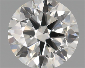 Picture of Natural Diamond 0.40 Carats, Round with Excellent Cut, H Color, VS2 Clarity and Certified by IGI